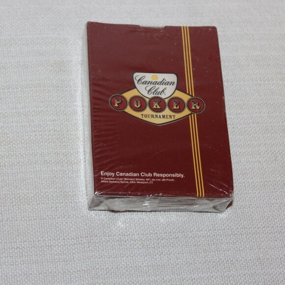 NEW Canadian Club Poker Tournament Playing Cards - Picture 1 of 2
